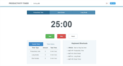 Desktop Screenshot of productivitytimer.com