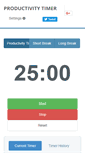 Mobile Screenshot of productivitytimer.com